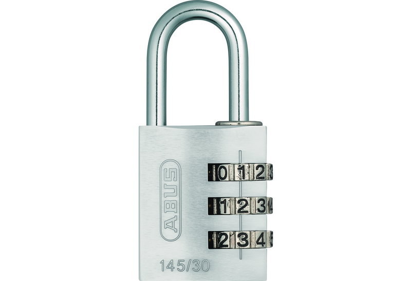 Λουκέτο Abus 145 Αλουμινίου με Συνδυασμό 31X65mm Ασήμι