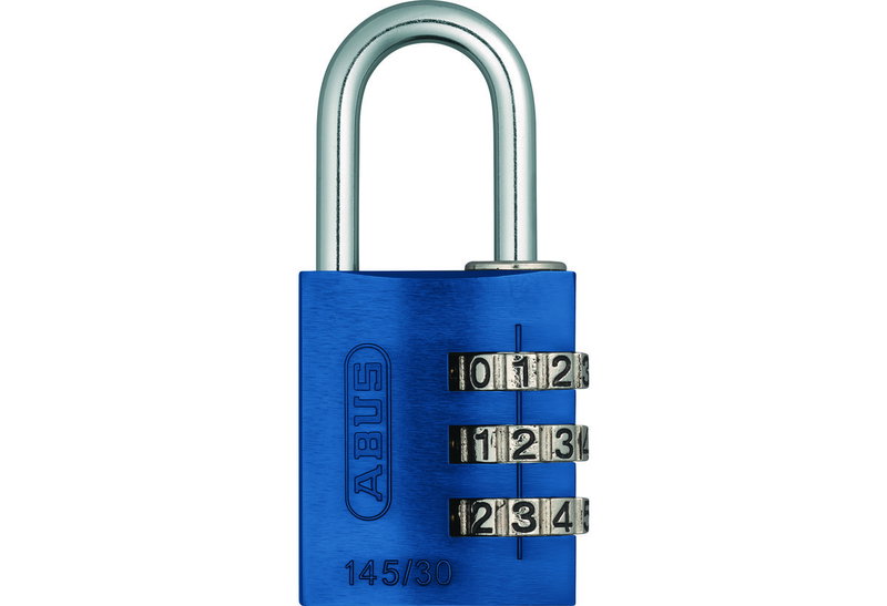 Λουκέτο Abus 145 Αλουμινίου 31X65mm με Συνδυασμό σε 6 Χρώματα