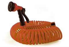 Σετ Λάστιχο Ποτίσματος Home&Camp Spiral 15m Πορτοκαλί