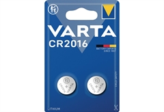Μπαταρία Λιθίου Varta CR2016, 2 Τεμαχίων