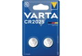 Μπαταρία Λιθίου Varta CR2025, 2 Τεμαχίων