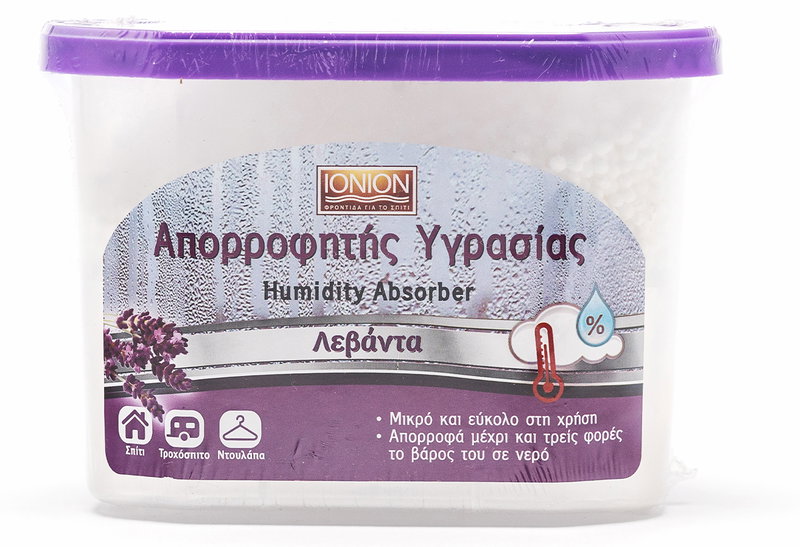 Συλλέκτης Υγρασίας Ionion με Άρωμα Λεβάντα 230gr