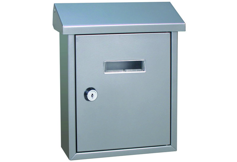 Γράμματοκιβώτιο Easy Ασημί 19X8X25,5 cm