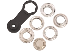 Σετ Ροδέλες και Πριτσίνια 11X22mm Νίκελ 8 Τεμαχίων