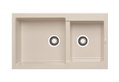 Νεροχύτης Pyramis Alazia Beige 86x50cm