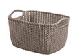 Καλαθάκι Μπάνιου Curver Knit Καφέ
