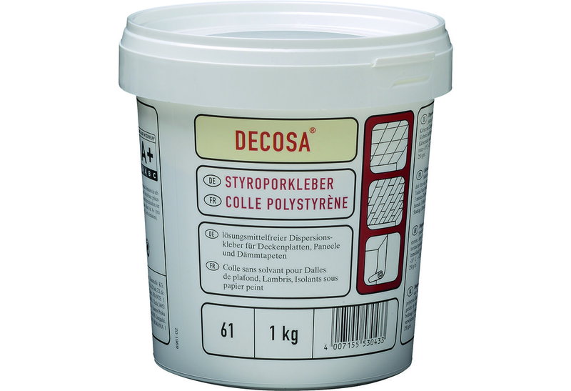 Κόλλα Πολυστερίνης Decosa 1Kg