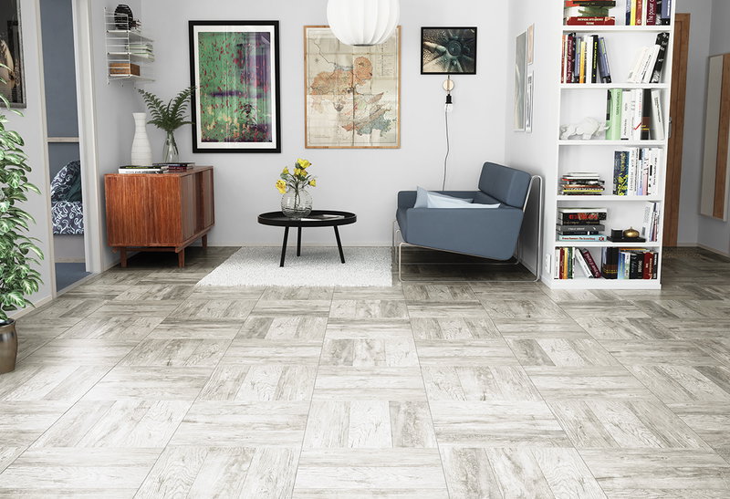 Γρανιτοπλακάκι Madera 45x45cm Λευκό