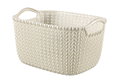 Καλάθι Αποθήκευσης Πλαστικό Curver Knit Μ30xΠ22xΥ17cm 8lt Μπεζ