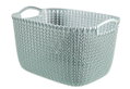 Καλάθι Αποθήκευσης Πλαστικό Curver Knit Μ30xΠ22xΥ17cm 8lt Γαλάζιο