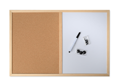 Πίνακας Φελλού & Whiteboard Decosa 60x40cm