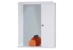 Καθρέπτης Επίπλου Μπάνιου Drop Ερμάριο Δεξιά Λευκός