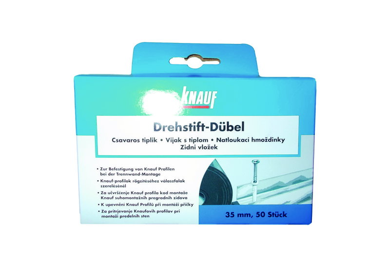 Βίδα με Πλαστικό Βύσμα Ούπατ Knauf K-6/35 50 Τεμάχια