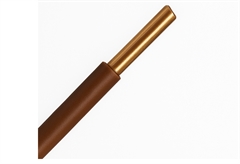 Καλώδιο Ρεύματος Καφέ E-Tec ΝΥΑ Η07V-U 450-750V 1x1.5mm² με το Μέτρο