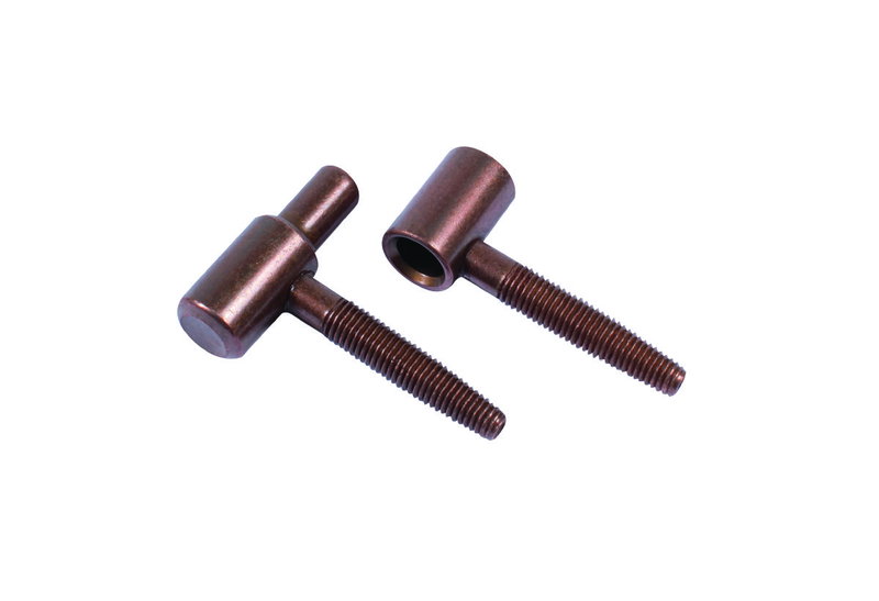 Εξωτερικός Μεντεσές Βιδωτός Φ.14X114mm Μπρονζέ 2 Τεμάχια