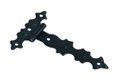 Εξωτερικός Μεντεσές Διακοσμητικός 99X69mm 2 Τεμάχια