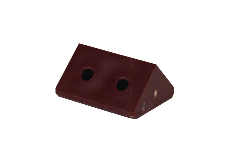 Συνδετικό Γωνίας 33X20mm Καφέ 4 Τεμαχίων