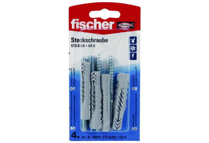 Σετ Ντιζοστρίφωνα&Βύσμα Ούπατ Fischer STS 8X80+UX10