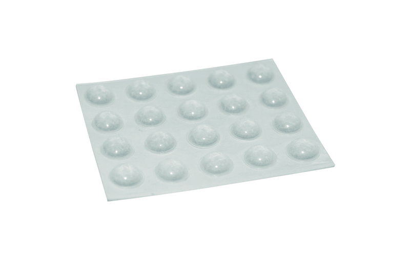 Αποσβεστήρας Θορύβου Αυτοκόλλητος Φ9.5X3.8mm Σετ 20 Τεμάχια