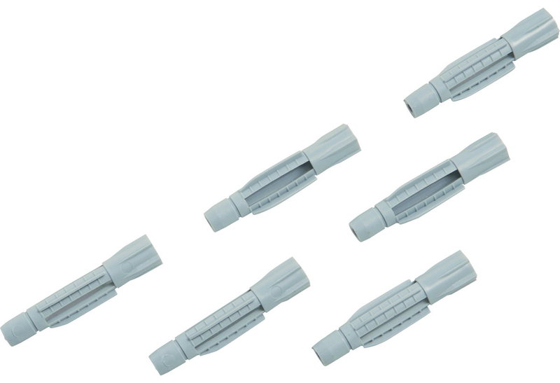 Βύσμα Ούπατ 5,6X1 cm Γκρι Σετ 6 Τεμάχια
