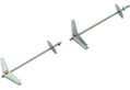 Στήριγμα Ανάρτησης Ούπατ 3X85mm με Βίδα Σετ 2 Τεμαχίων