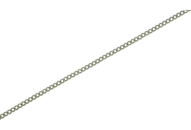 Αλυσίδα Στριφτή Lux 1.5mm Νίκελ Καρούλι 25M