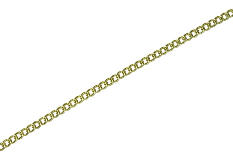 Αλυσίδα Στριφτή 2.5mm Ορειχάλκινη Καρούλι 10M