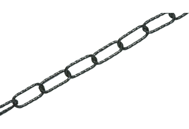 Αλυσίδα Lux Διακοσμητική 4mm Μαύρη Καρούλι 20M
