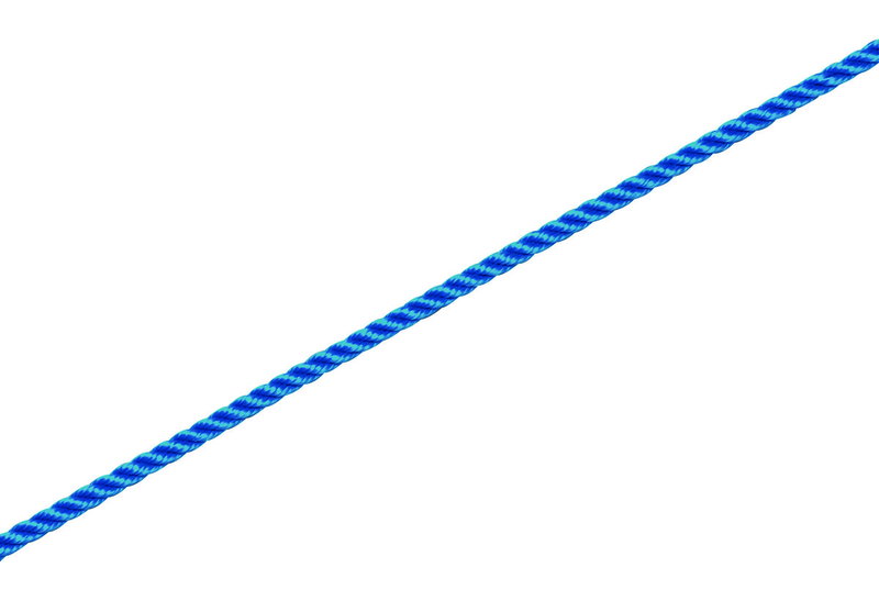 Σχοινί Πλεκτό Πολυπροπυλένιο Φ6mm 70M Μπλε