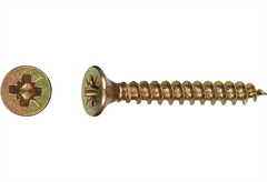 Νοβοπανόβιδα Lux Φρεζάτη PZ 3,5X30mm Ft Χρυσή 100 Τεμαχίων