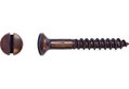 Ξυλόβιδα Φρεζάτη Οβάλ Ίσια 4X20mm 10 Τεμάχια