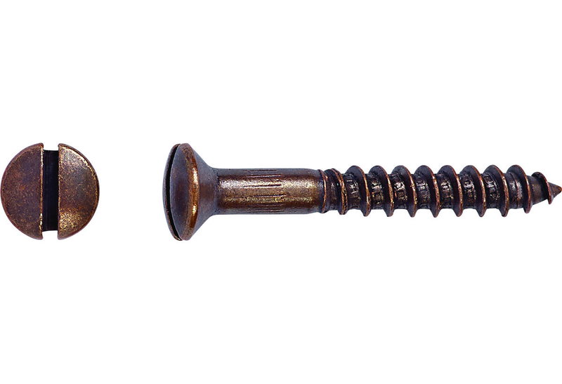 Ξυλόβιδα Φρεζάτη Οβάλ 4X30mm 10 Τεμάχια