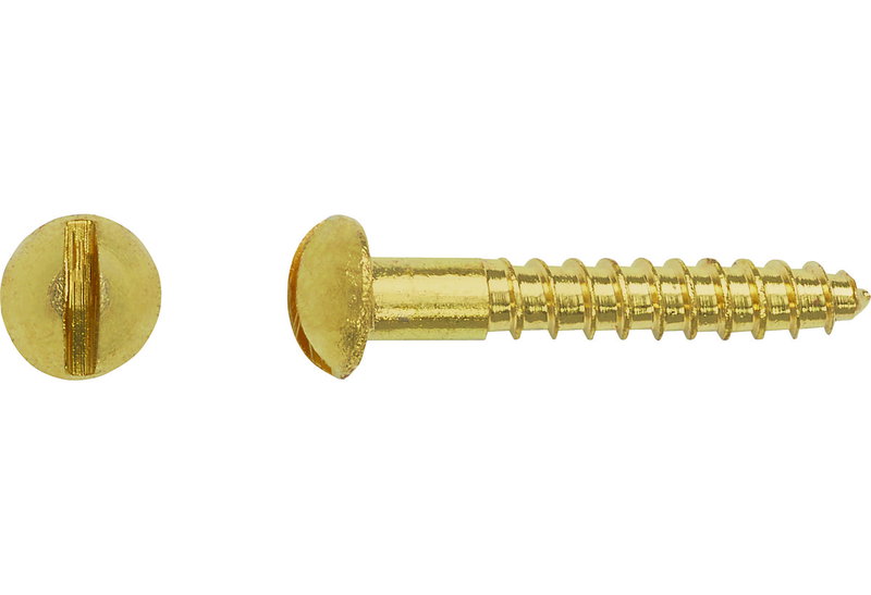 Ξυλόβιδα με Ψωμάκι Οβάλ 2,5X12mm 15 Τεμαχίων