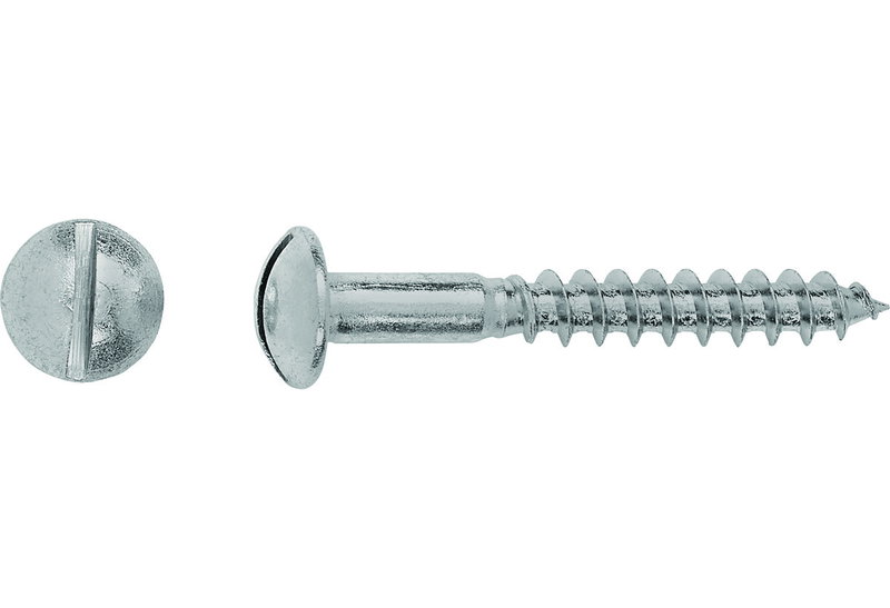 Ξυλόβιδα με Ψωμάκι Οβάλ 5X40mm 20 Τεμάχια