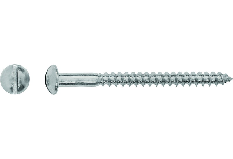Ξυλόβιδα με Ψωμάκι Οβάλ 5X60mm 20 Τεμάχια