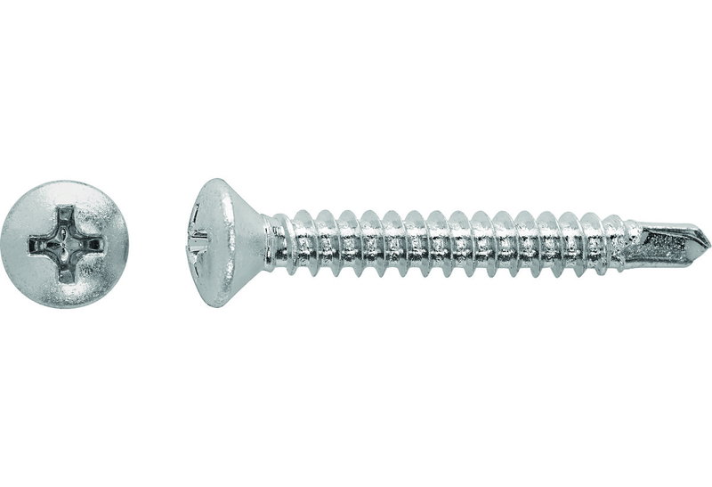 Τρυπανόβιδα Lux Φρεζάτη 4.8X45mm Σετ 40 Τεμαχίων