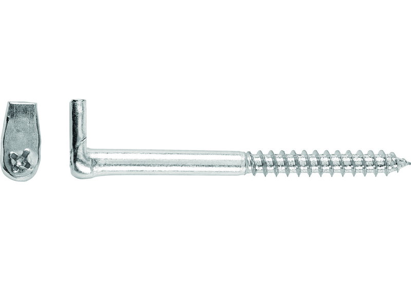 Βιδογωνία Lux 80X5,8mm με Σταυρό Σετ 8 Τεμαχίων