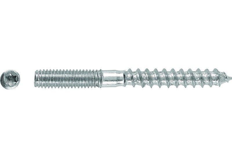 Στριφώνι Lux Γαλβανιζέ 8X50mm Σετ 8 Τεμαχίων