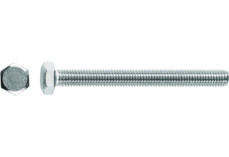 Μηχανόβιδα Lux Εξάγωνη M6X50 Inox A2 Σετ 8 Τεμαχίων