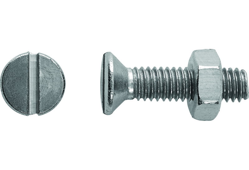 Βίδα Φρεζάτη Ίσια 1X0,4 cm Inox A2 Σετ 8 Τεμάχια