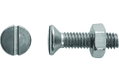 Βίδα Lux Ίσια Φρεζάτη 5X16mm Σετ 8 Τεμαχίων