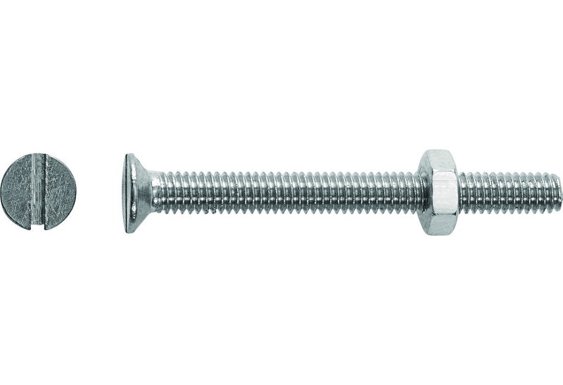 Βίδα Φρεζάτη Ίσια 3X0,6 cm Inox A2 Σετ 8 Τεμάχια