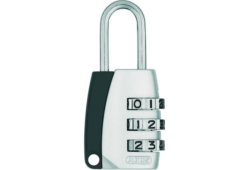 Λουκέτο Abus 155 Αλουμινίου με Συνδυασμό 34X80mm Μαύρο/Λευκο