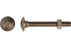 Καρόβιδα 5X40mm Inox A2 με Παξιμάδι Σετ 4 Τεμάχια