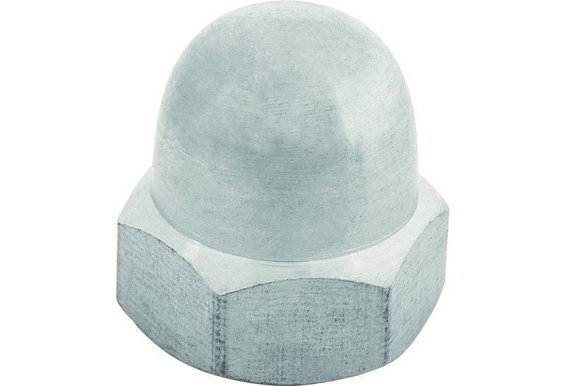 Παξιμάδι Lux Εξάγωνο Τυφλό Inox 10X10mm 4 Τεμαχίων