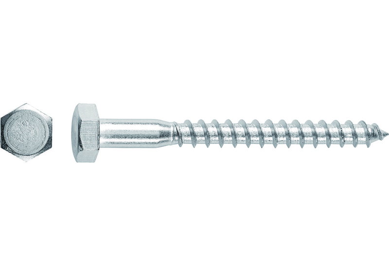 Στριφώνι Εξάγωνο 10X1cm Inox A2 4 Τεμάχια