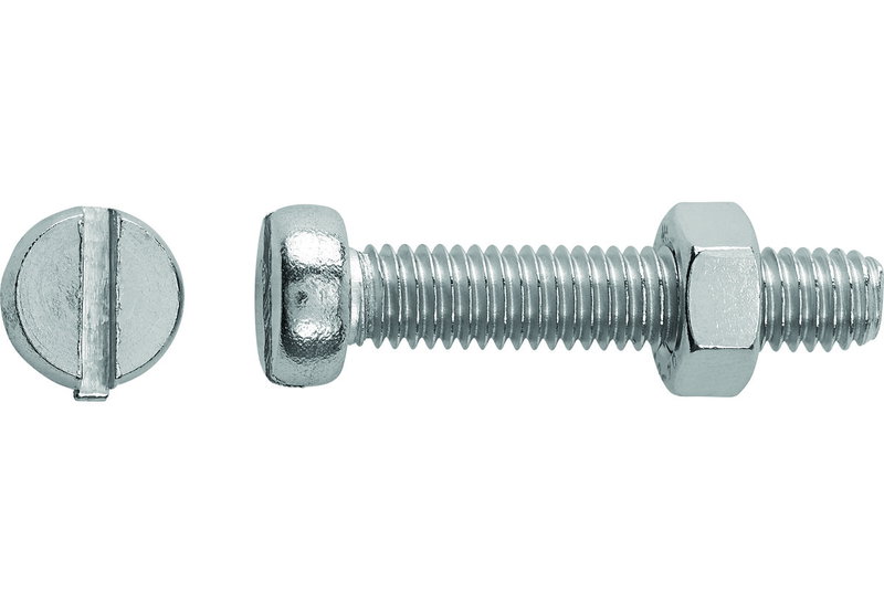 Βίδα με Ψωμάκι Ίσια 5X0,5 cm Inox A2 Σετ 8 Τεμάχια