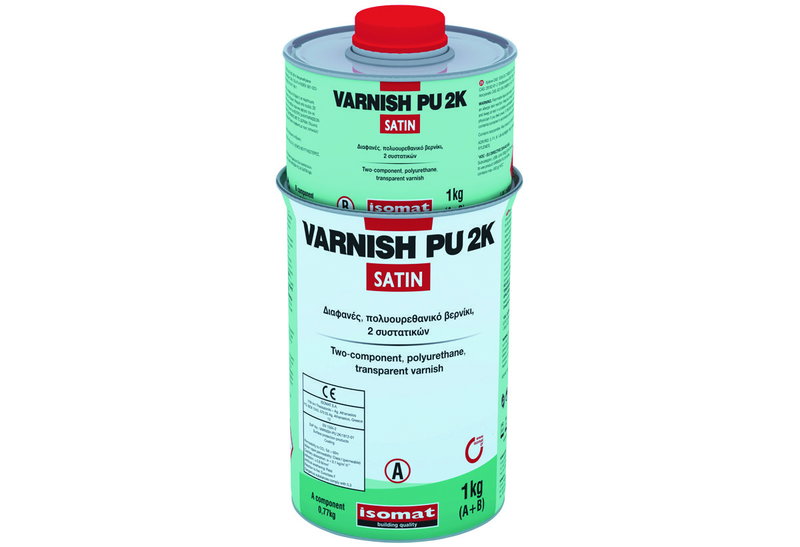 Βερνίκι 2 Συστατικών Πολυουρεθανικό Isomat Varnish-PU 2K 1kg Σατινέ
