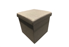 Σκαμπό Elle με Αποθηκευτικό Χώρο Γκρι