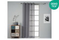 Κουρτίνα Easy Home Celeste 260x140cm Ανθρακί με Τρουκς